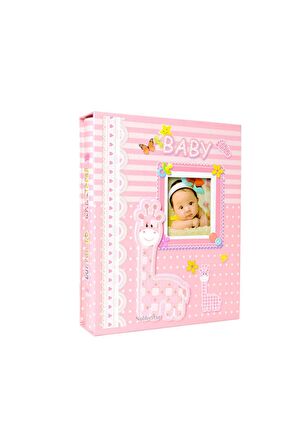 Rs031 Bebek Fotoğraf Albümü 10x15cm 200 Fotoğraf Kapasiteli Kutulu Lüx Bebek Albüm