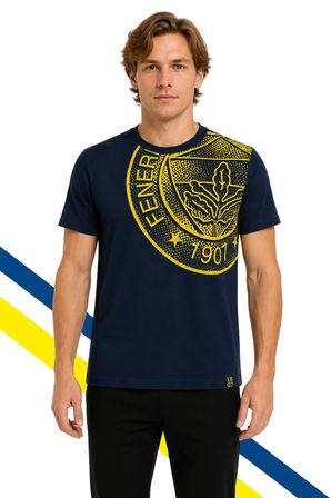 FENERBAHÇE ERKEK TRIBUN HALFTONE LOGOLU TSHIRT LAZER KUTU HEDİYELİ