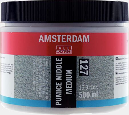 Amsterdam Pumice Middle Medium Süngertaşı Grenli 127 500ml