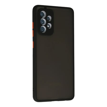 Samsung Galaxy A72 Kılıf Montreal Silikon Kapak - Siyah