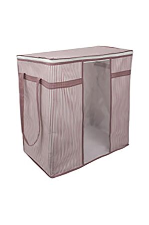 PENCERELİ SAKLAMA ÇANTASI 50x45x30 cm GRİ
