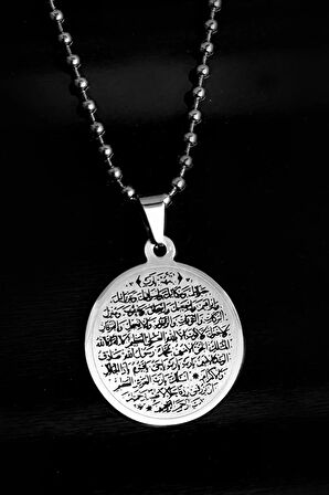 Bereket Duası Karınca Duası Kadın Erkek Çelik Kolye Top Zincir Cklkarınca1-gms