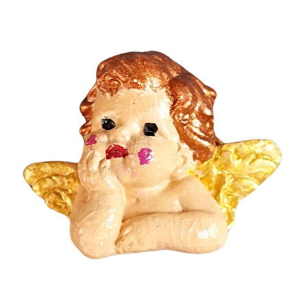 Uretti - Ayşe 7362 5058 El Yapımı 3'lü Sevimli Melek Magnet Seti - 4 X 5 Cm