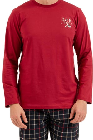 Arnetta Erkek Bordo Pijama Takımı 3820-S 