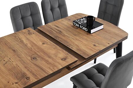 Kelebek Açılır MDF Sadece Yemek Masası 90*140cm