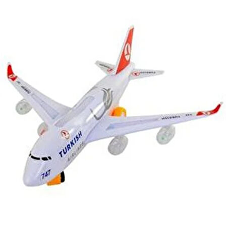 Sesli Işıklı Yerde Gezen THY Uçak - Boing 747