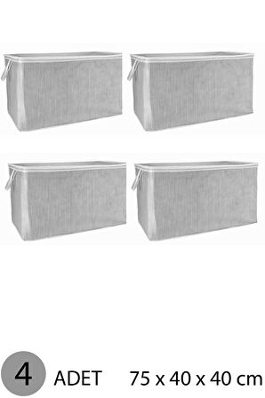 YASTIK HURCU MAXİ HURÇ 75x40x40 cm GRİ - 4 ADET