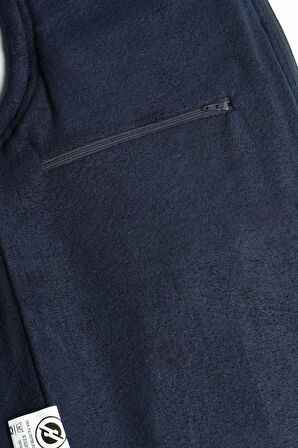 Lacivert Kapitone Yelek
