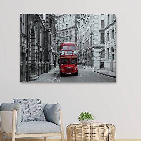 Londra Kırmızı Otobüs Tablosu-6622