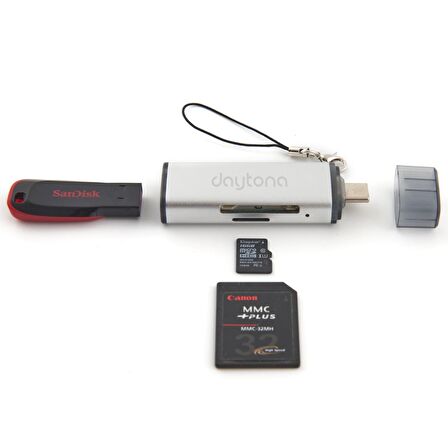 DAYTONA ADS-103 TYPE-C=-USB3.0 OTG VERİ+KART OK AD