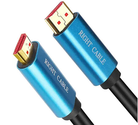10 METRE GÖRÜNTÜ AKTARIMI İÇİN HDMI TO HDMI VİDEO KABLOSU RİGHTCABLE JWD-02
