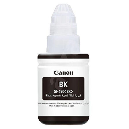 CANON 0663C001 GI-490 BK SİYAH KARTUŞ 135ML 6000 SAYFA