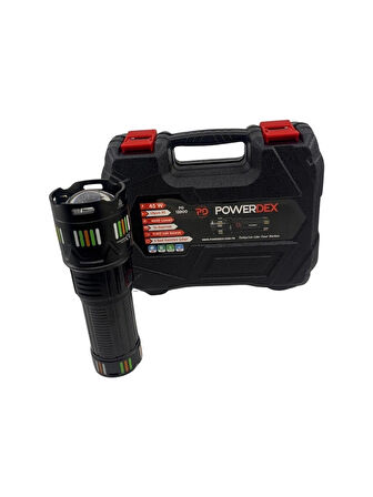 Powerdex Pd-12800 45w 4500 Lümen Profesyonel Zoomlu El Feneri Siyah