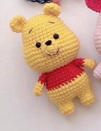 AMİGURUMİ WİNNİE THE POOH+ PİGLET (EL ÖRGÜSÜ) 