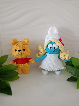 WİNNİE THE POOH VE ŞİRİNE OYUNCAK (EL ÖRGÜSÜDÜR)