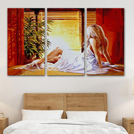 Pencere Önündeki Kadın Tablosu-6633