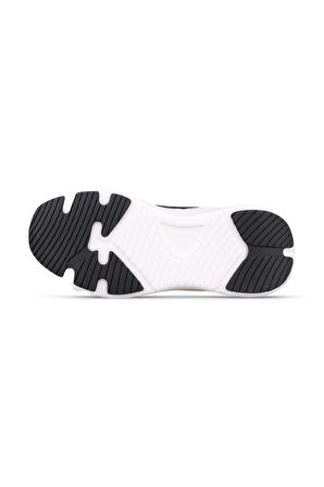 Mp 242-2037 Siyah Beyaz Unisex Bağcıklı Spor Ayakkabı