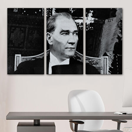 Keskin Bakışlı Atatürk Tablosu-6635