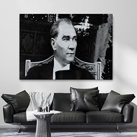 Keskin Bakışlı Atatürk Tablosu-6635