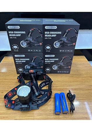 Or-t116 Şarjlı Kafa Lambası 30watt Profesyonel Kafa Feneri Tg Led  En Güçlü Kafa Feneri