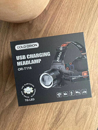 Or-t116 Şarjlı Kafa Lambası 30watt Profesyonel Kafa Feneri Tg Led  En Güçlü Kafa Feneri