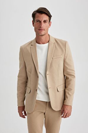 DeFacto Modern Fit Blazer Ceket B0122AX23AUBG193