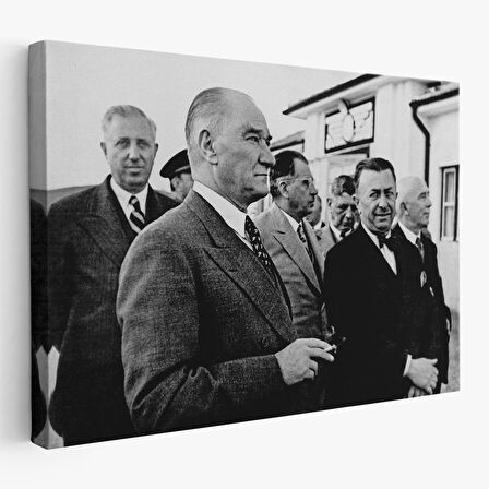 Atatürke Bakan Şükrü Kaya Dekoratif Duvar Tablosu-6637