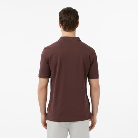 Nautica Erkek Kahverengi Regular Fit Polo Yaka T-Shirt
