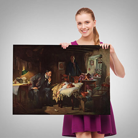 The Doctor Tablosu - Joseph Tomanek, Luke Fildes-6639