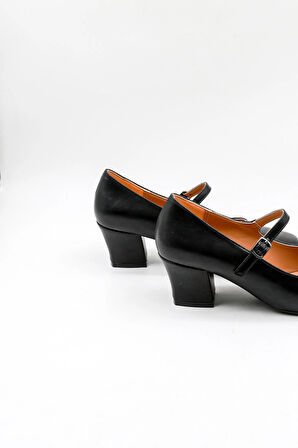 Park Moda Bantlı Kadın Klasik Topuklu Ayakkabı PM280 K542