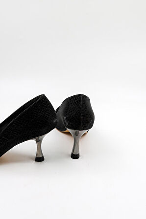 Park Moda Klasik Topuklu Kadın Ayakkabı PM309 Siyah