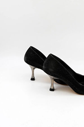 Park Moda Klasik Topuklu Kadın Ayakkabı PM309 Siyah