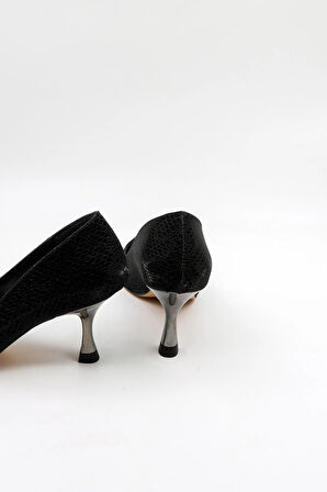 Park Moda Klasik Topuklu Kadın Ayakkabı PM309 Siyah