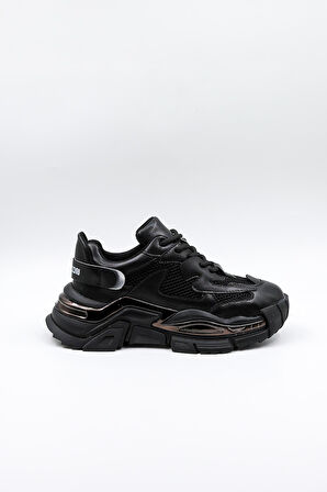 Kriste Bell Sneaker Kadın Spor Ayakkabı KB0019 Siyah