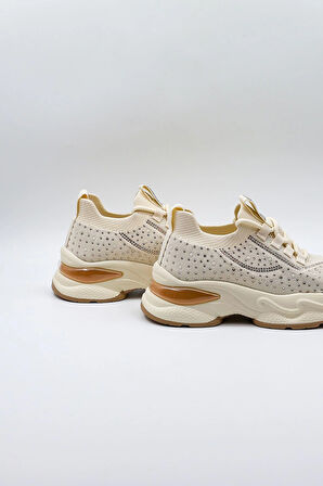 Kriste Bell Sneaker Kadın Spor Ayakkabı KB004545 Bej