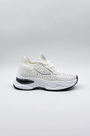 Kriste Bell Sneaker Kadın Spor Ayakkabı KB004545 Beyaz