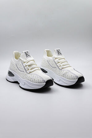 Kriste Bell Sneaker Kadın Spor Ayakkabı KB004545 Beyaz