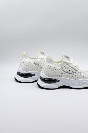 Kriste Bell Sneaker Kadın Spor Ayakkabı KB004545 Beyaz