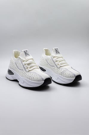 Kriste Bell Sneaker Kadın Spor Ayakkabı KB004545 Beyaz