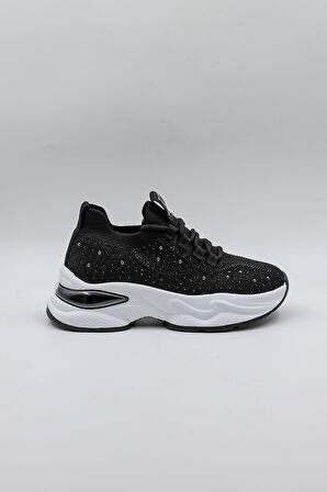 Kriste Bell Sneaker Kadın Spor Ayakkabı KB004545 Siyah