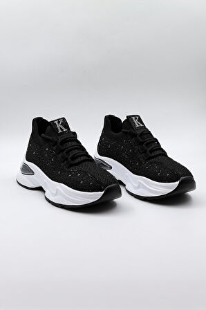 Kriste Bell Sneaker Kadın Spor Ayakkabı KB004545 Siyah