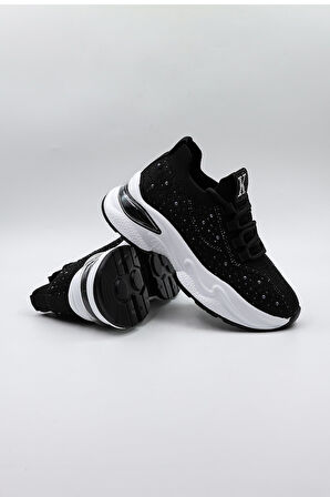 Kriste Bell Sneaker Kadın Spor Ayakkabı KB004545 Siyah