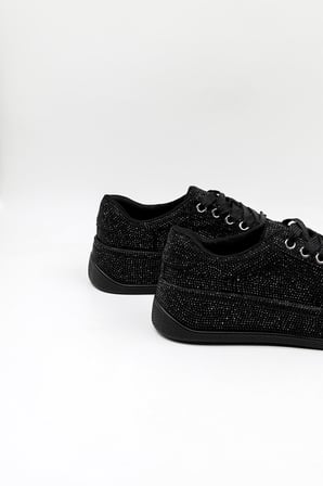 Guja İthal Taş Detaylı Bağcıklı Sneakers Kadın Spor Ayakkabı GJ45110