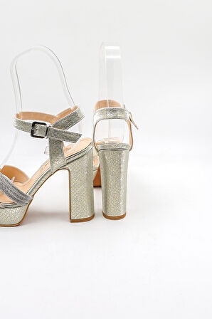 Park Moda Kadın Topuklu Ayakkabı PM08 Altın