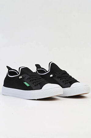 United Colors of Benetton Tamamı Triko Özel Seri Kadın Günlük Ayakkabı BNT10233 Siyah