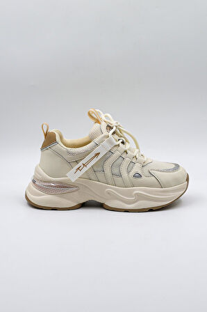 Kriste Bell İthal Kadın Sneakers Spor Ayakkabı KB0052 Beyaz