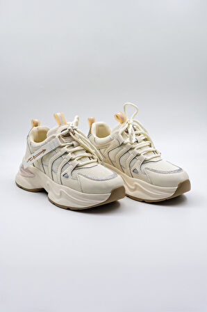 Kriste Bell İthal Kadın Sneakers Spor Ayakkabı KB0052 Beyaz