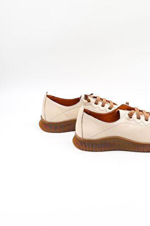 Venüs Kadın Hakiki Deri Günlük Ayakkabı VN13504Y Bej