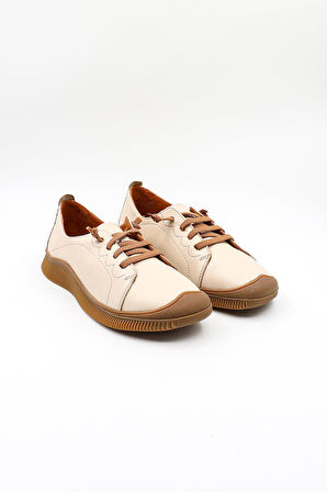 Venüs Kadın Hakiki Deri Günlük Ayakkabı VN13504Y Bej