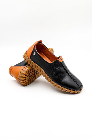 Venüs Kadın Hakiki Deri Günlük Ayakkabı VN10725Y Siyah